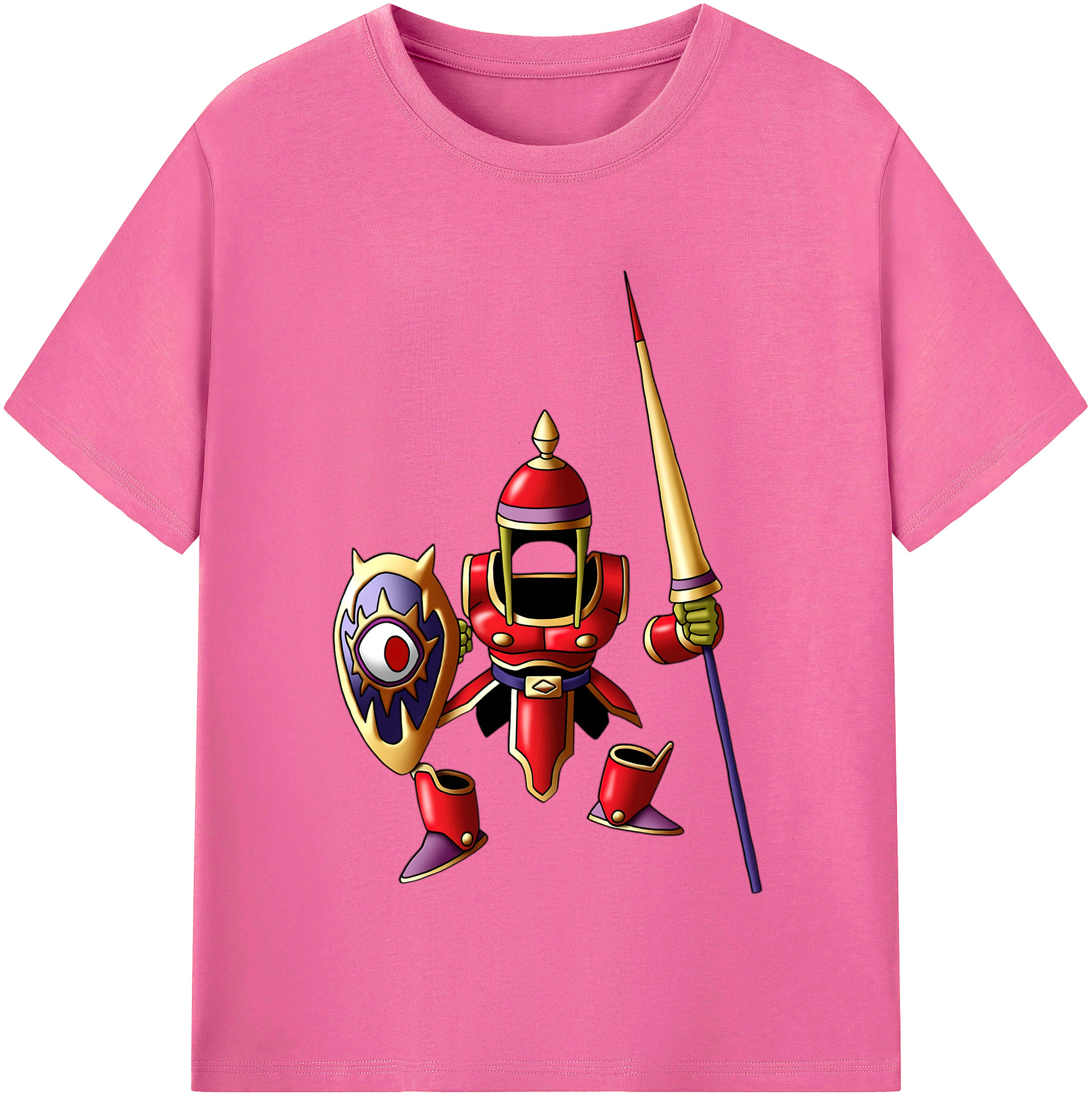 （画像用） ドラゴンクエスト Doragon Kuesuto Dragon Quest レディースカジュアルプリントTシャツ（綿100％）